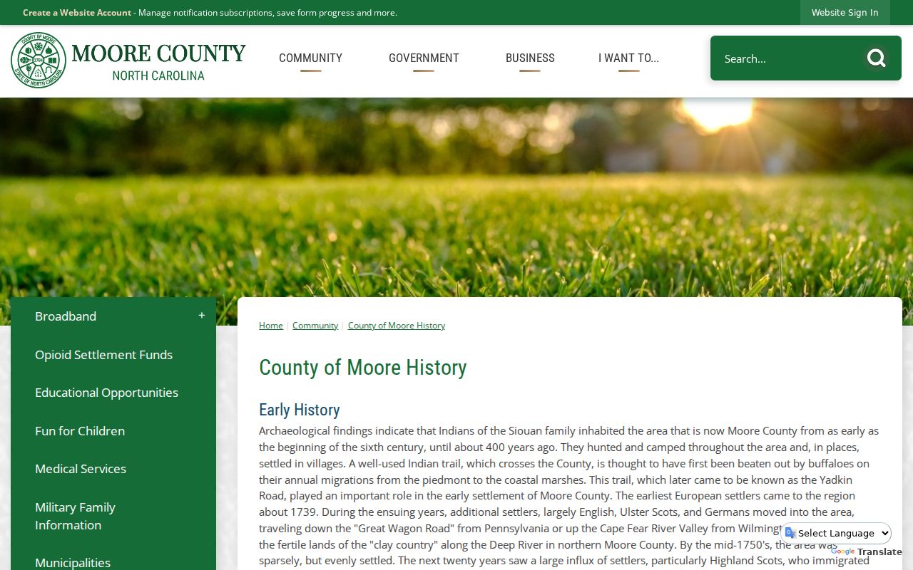 Moore County court docket historic courthouse records